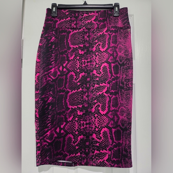 Snake Print Pencil Skirt - Picture 1 of 6